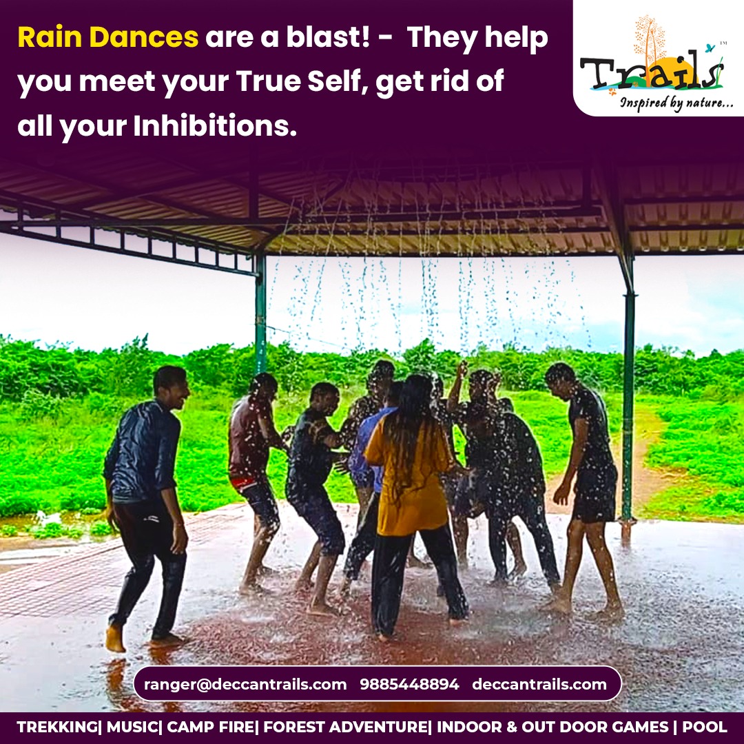Rain dance at deccan trails